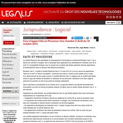 Cour d’appel d’Aix en Provence 1ère chambre C Arrêt du 10 octobre 2013