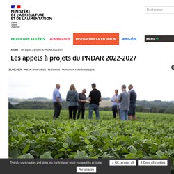 MAA 26/10/21 Les appels à projets du PNDAR 2022-2027