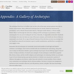 Appendix: A Gallery of Archetypes - Caroline Myss