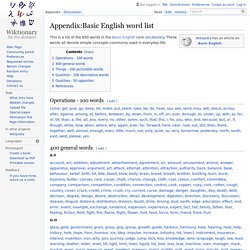 Appendix:Basic English word list