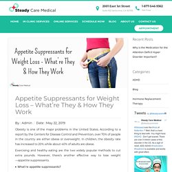 Appetite Suppressants for Weight Loss - What’re They & How They Work