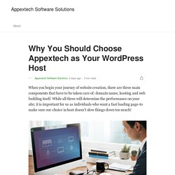 Why You Should Choose Appextech as Your WordPress Host