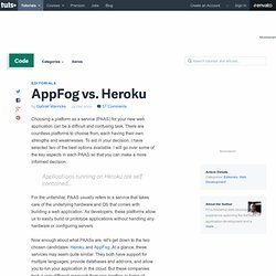 AppFog vs. Heroku