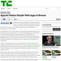 AppJet Makes Simple Web Apps A Breeze