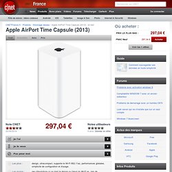 Apple AirPort Time Capsule (2013) : le test