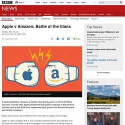 Apple v Amazon: Battle of the titans