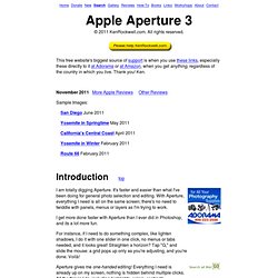 Apple Aperture 3 Review and User's Guide