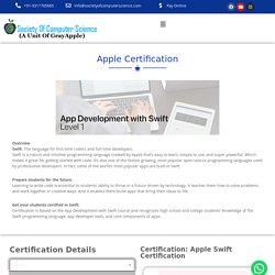 Apple Certification -
