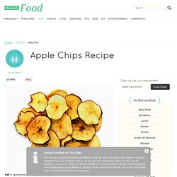 Make Your Own Apple Chips-A Healthy Nut Free, Gluten Free Snack!