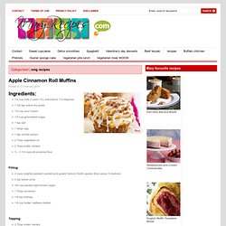 Apple Cinnamon Roll Muffins
