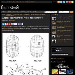 Apple Files Patent for Multi-Touch Mouse