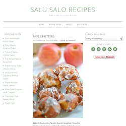 Apple Fritters - Salu Salo Recipes