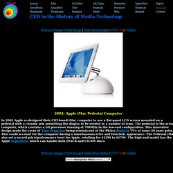 Apple iMac Pedestal Computer in 2002