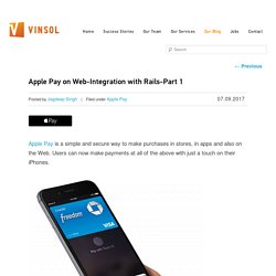 Apple Pay on Web-Integration with Rails-Part 1