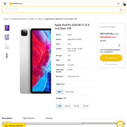 Apple Ipad Pro 12.9 Inch (2020) Price in UAE - EyeMobiles