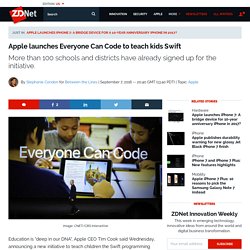 Apple launches Everyone Can Code to teach kids Swift