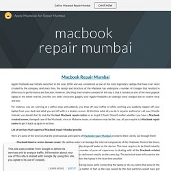 Apple Macbook Air Repair Mumbai