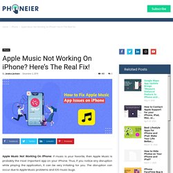 Apple Music Not Working On iPhone? Here's The Real Fix!