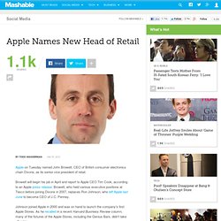 Apple Names New Head of Retail