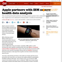 Apple partners with IBM on new health data analysis