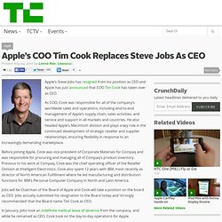 Apple’s COO Tim Cook Replaces Steve Jobs As CEO