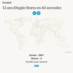 13 ans d'Apple Stores en carte interactive