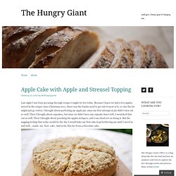 Apple Cake with Apple and Streusel Topping « The Hungry Giant
