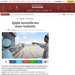 Apple surveille ses sous-traitants