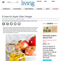 8 uses for Apple Cider Vinegar