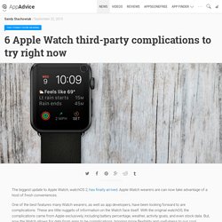 6 Apple Watch third-party complications to try right now