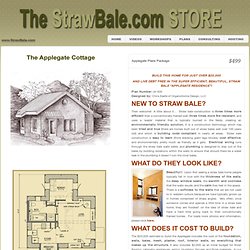 Applegate Straw Bale Cottage Plans