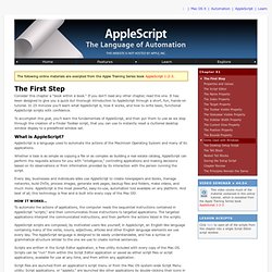 AppleScript: Beginner's Tutorial