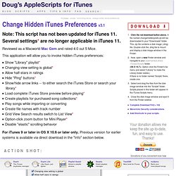 Doug's Applescripts - Add-on iTunes