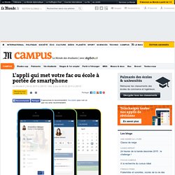 L'appli qui met votre fac ou école à portée de smartphone