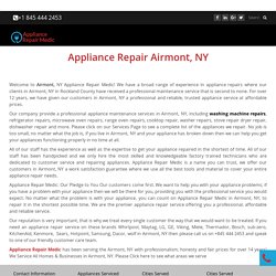 Home Appliances Repair Services Airmont, NY