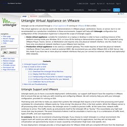 Untangle Virtual Appliance on VMware - UntangleWiki