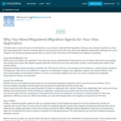 Why You Need Registered Migration Agents for Your Visa Application: 888migrationse