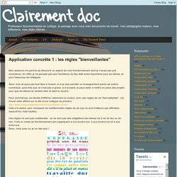Clairement doc: Application concrète 1 : les régles "bienveillantes"