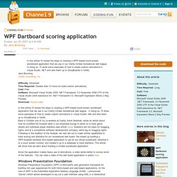 WPF Dartboard scoring application