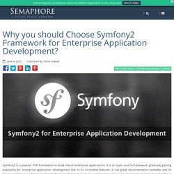 Why you should Choose Symfony2 Framework for Enterprise Application Development?