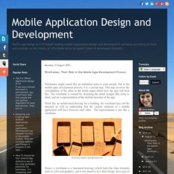 Mobile Application Design and Development: Wireframes: Their Role in the Mobile Apps Development Process