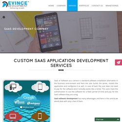 Custom SaaS software development services