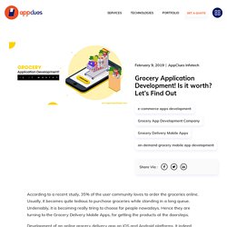 How to Make a Grocery Delivery App?