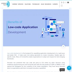 How Low Code Benefits Application Development