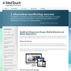 Healthcare Mobile Websites and Application Development