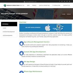 iOS application development company in hubli - Eneblur consulting