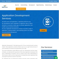 Application Development Services, iOS & Android Application Agency India