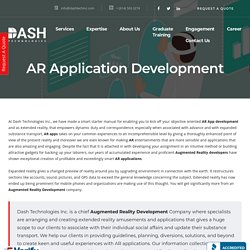 AR Application Development - Website & Mobile Application Development