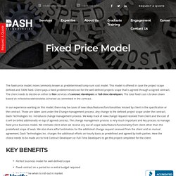 Fixed Price Model - Website & Mobile Application Development