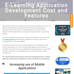 E Learning Application Development Cost and Features